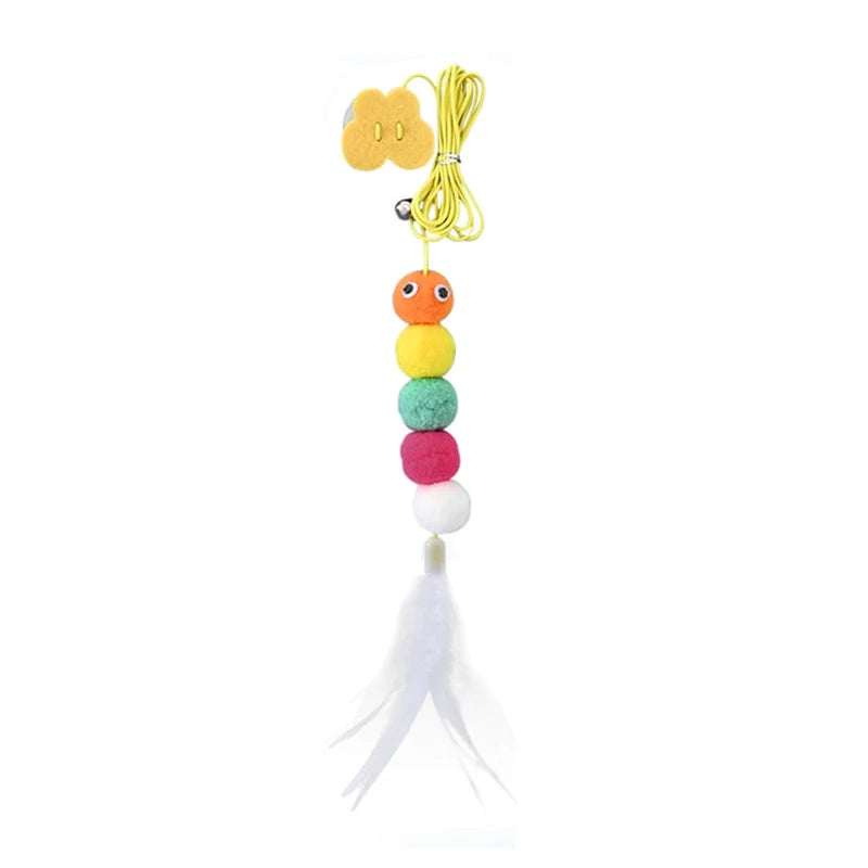 Simulation Bird Interactive Cat Toys Electric Hanging Eagle Flying Bird Cat Teasering Play Cat Stick Scratch Rope Kitten Dog Toy