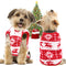 Small Dog or Cat Christmas Sweater, Pet Supplies Costume Xmas Clothes Dog Jumpers Snowflake Elk Pattern Christmas Outfits for Dogs Puppy Kitten Cats (Large, Red Snowflake)