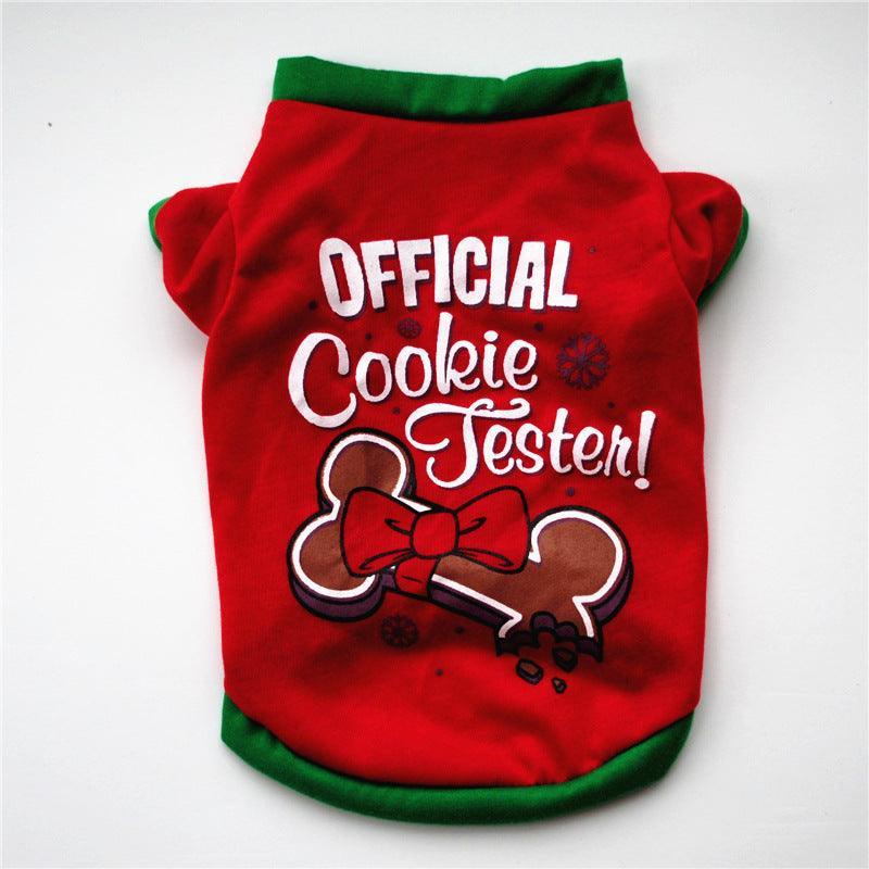 Festive Doggie Christmas Lights T-Shirt Vest