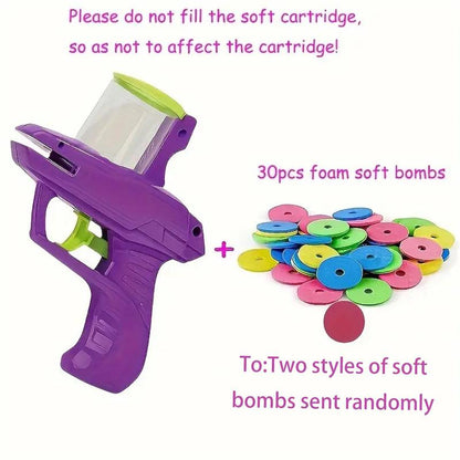 Interactive Cat Toy Launcher, 1 Count Battery Free Foam Plate Shooter, Fun Indoor Cat Toy, Pet Supplies for Small Cats and Dogs