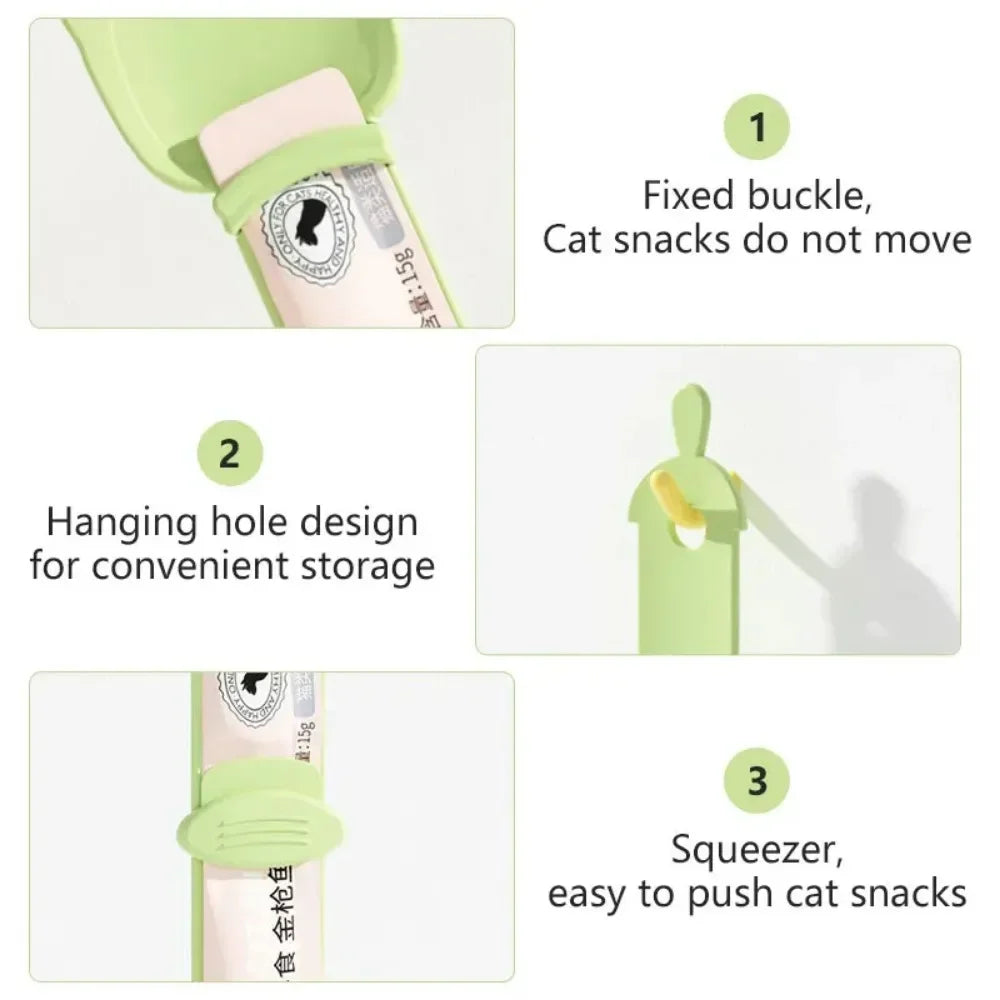 Purrfect Squeeze Cat Feeder